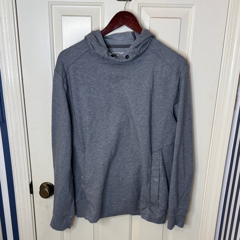 Ministry of Supply Heather Gray Hoodie